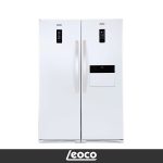 یخچال فریزر دوقلو لئوکو مدل INTERNAL PRIME سفید چرمی